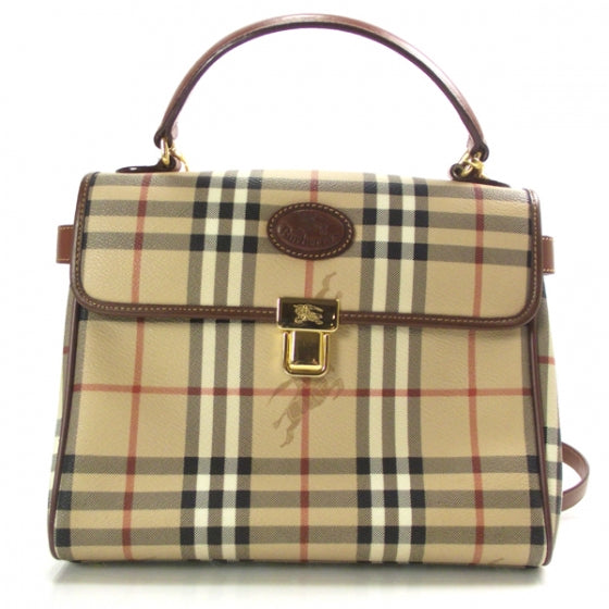BURBERRYS Vintage Haymarket Check Bag