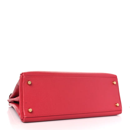 Hermes Courchevel Kelly Retourne 32 Rouge Vif 4 of 9