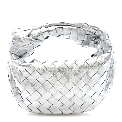 Bottega Veneta Metallic Nappa Intrecciato Mini Jodie Silver 1 of 9