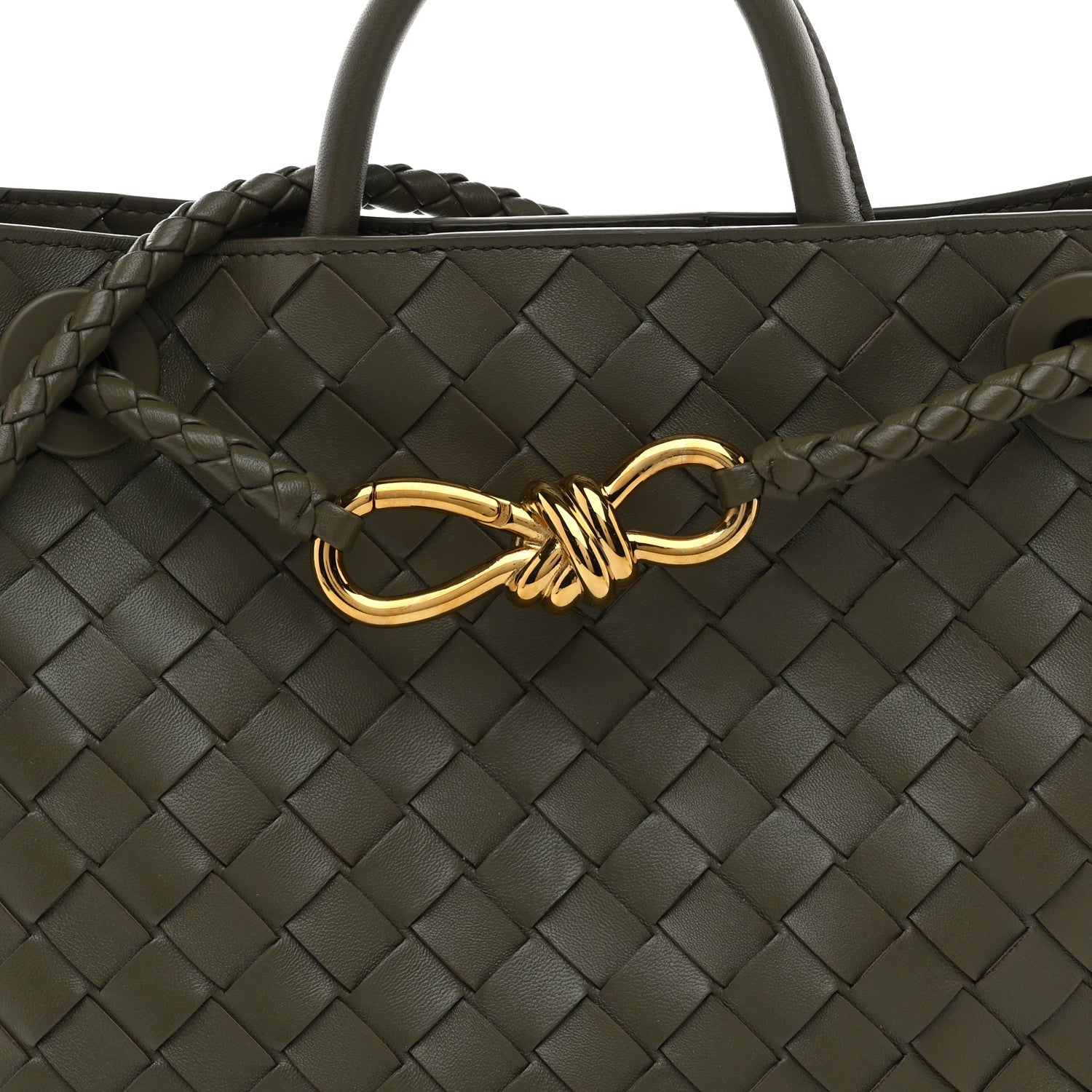 Bottega Veneta Nappa Intrecciato Small Andiamo Shoulder Bag Cypress 8 of 10
