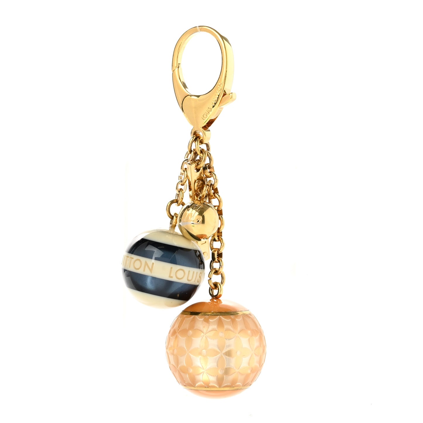 Mini Lin Croisette Bag Charm Blue