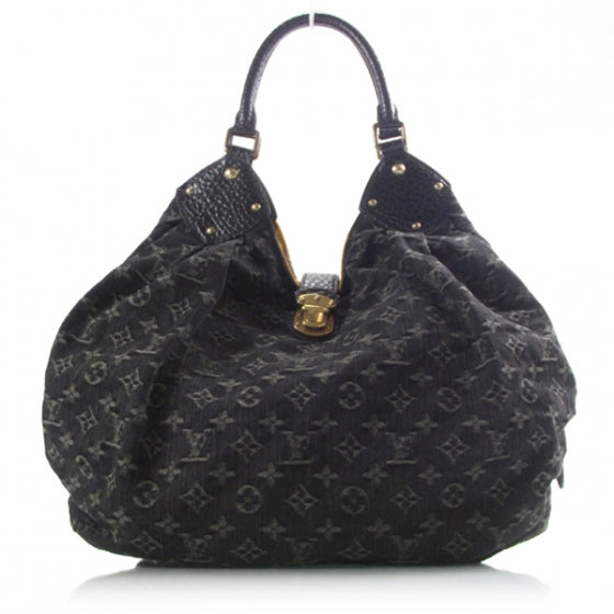 Louis Vuitton Denim Mahina XL Black 1 of 8