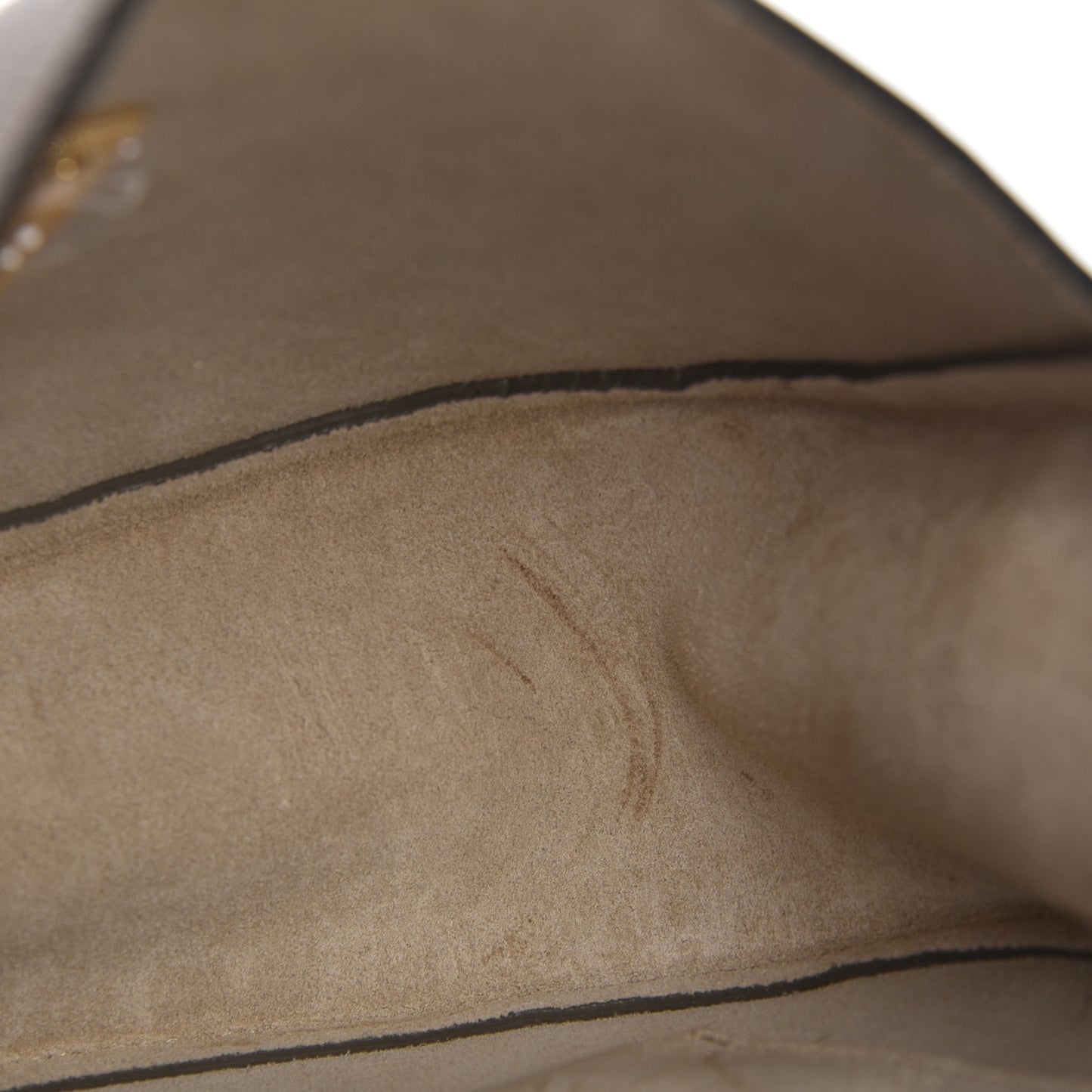 Grained Lambskin Drew Shoulder Bag Motty Grey