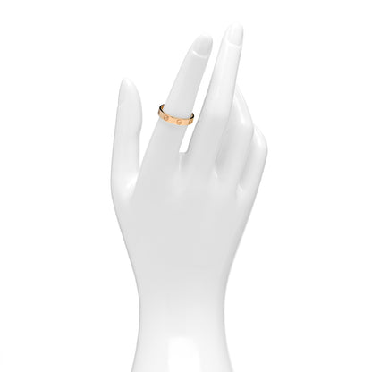 Cartier 18K Pink Gold 3.5mm LOVE Wedding Band Ring 54 7 2 of 5