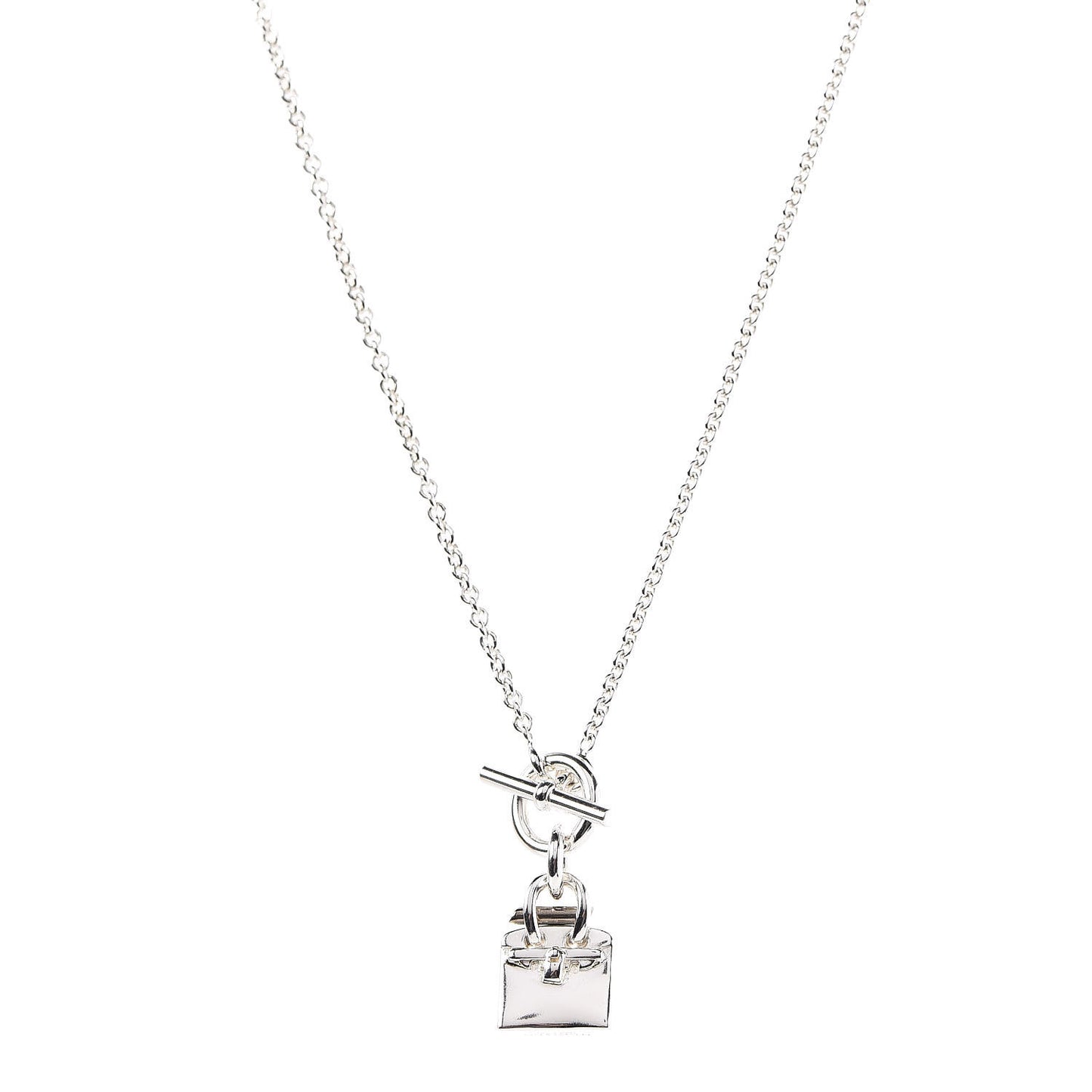 Sterling Silver Birkin Amulette Pendant Necklace