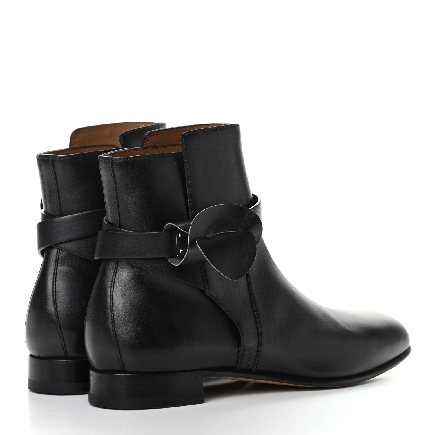 Hermes Calfskin Neo Low Boots 37.5 Black 4 of 9