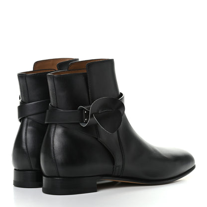 Hermes Calfskin Neo Low Boots 37.5 Black 4 of 9