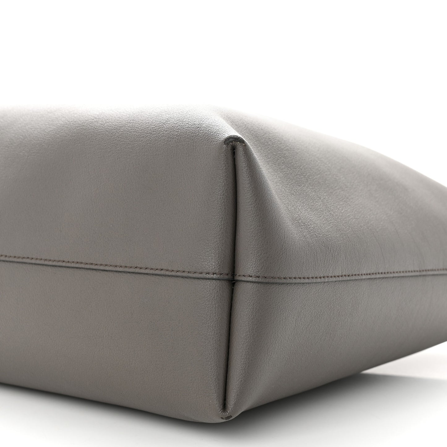 Calfskin Large Shopping Tote Asphalt