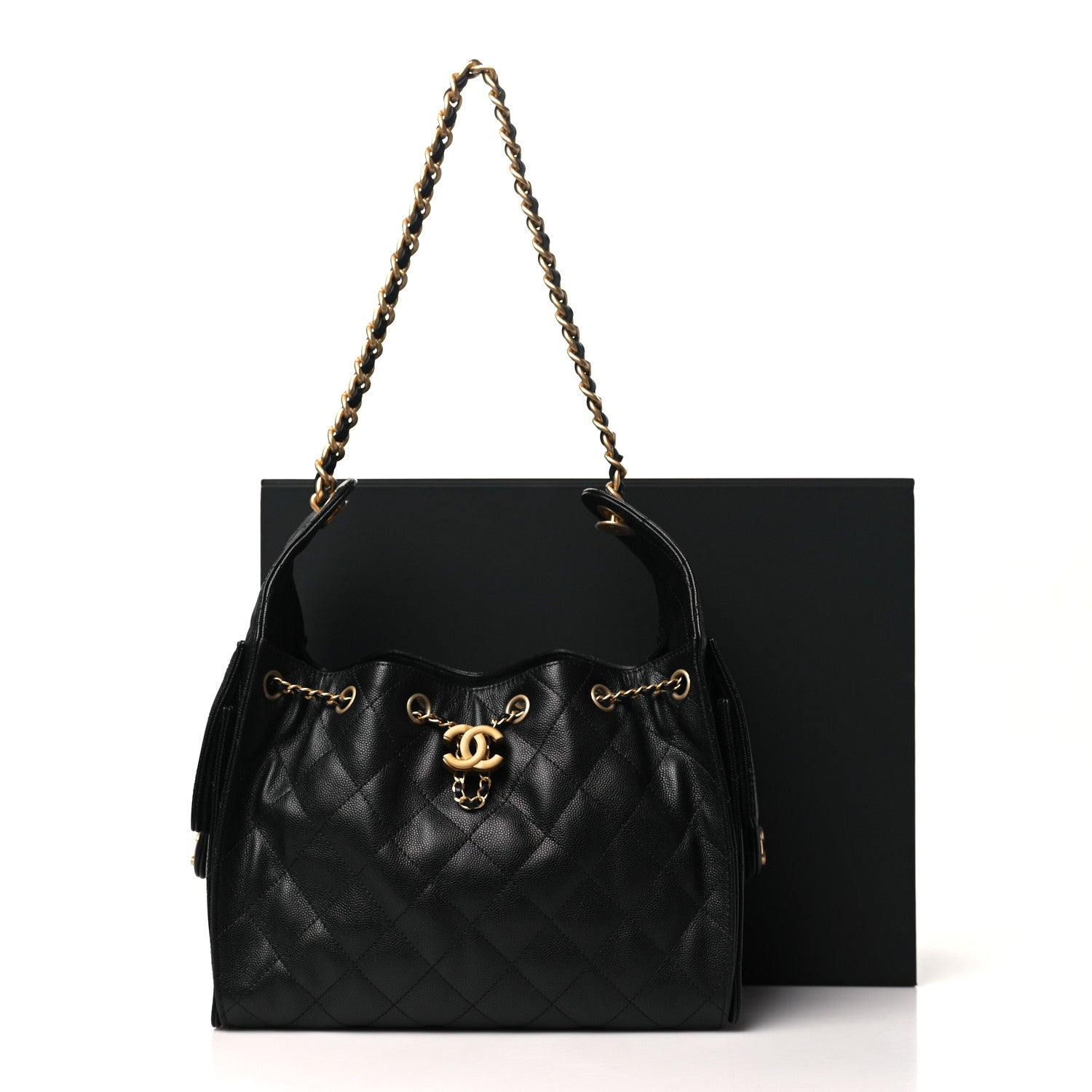 Chanel Caviar Quilted Small Chanel 25 Handbag Black 11 of 11