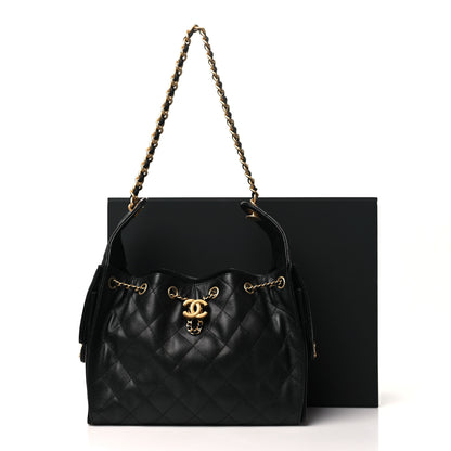 Chanel Caviar Quilted Small Chanel 25 Handbag Black 11 of 11