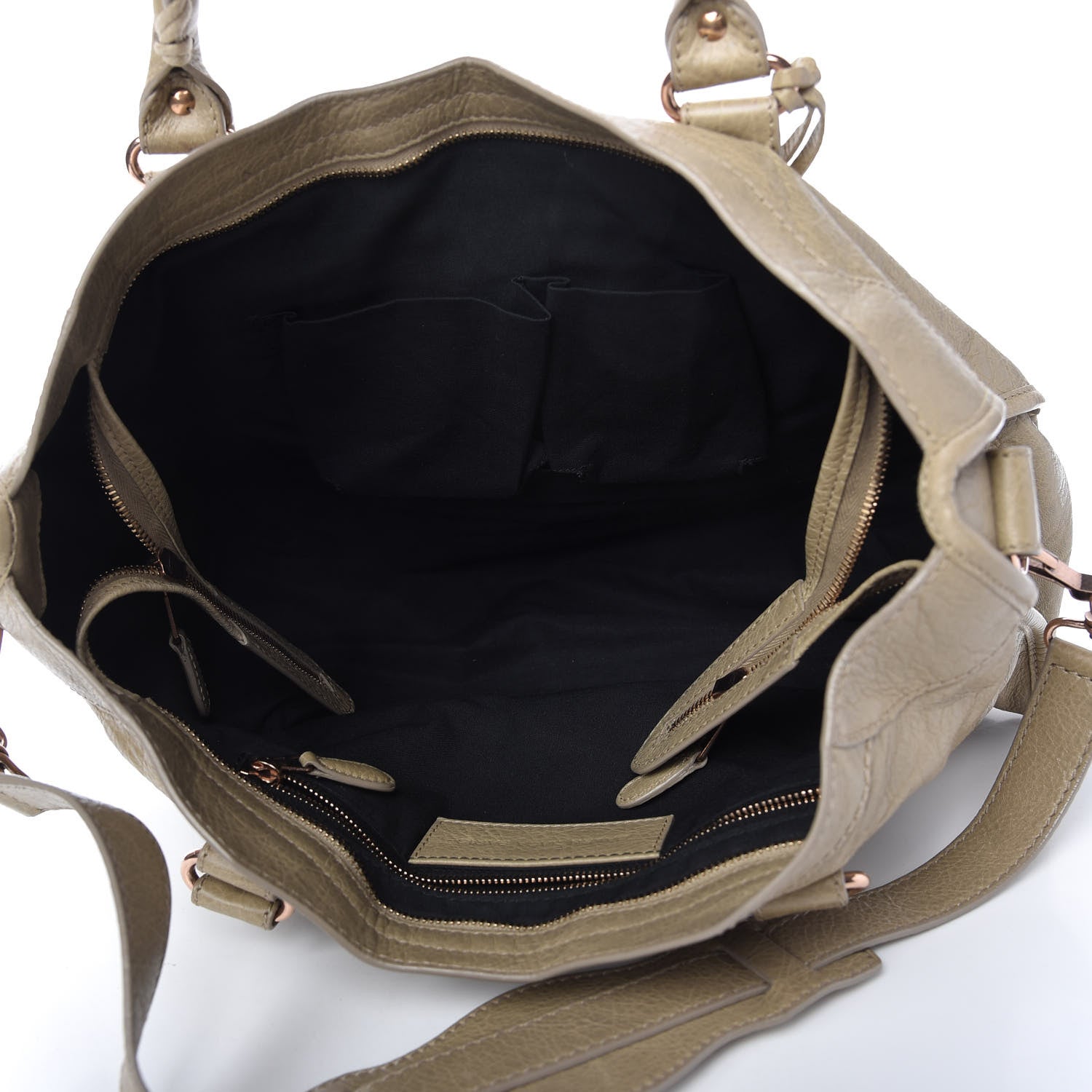 Balenciaga Agneau Giant 12 Rose Gold Hardware City Latte Beige 5 of 9