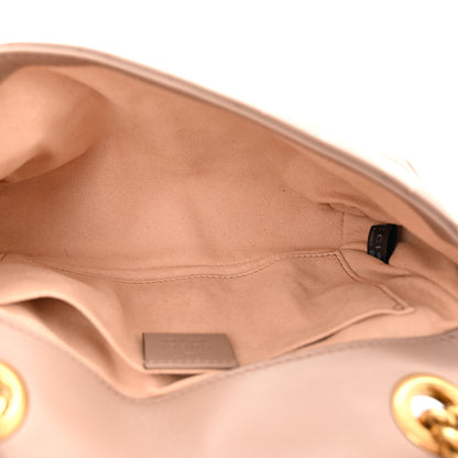 Gucci Calfskin Matelasse Studded Mini Pearly GG Marmont Shoulder Bag Porcelain Rose 5 of 10