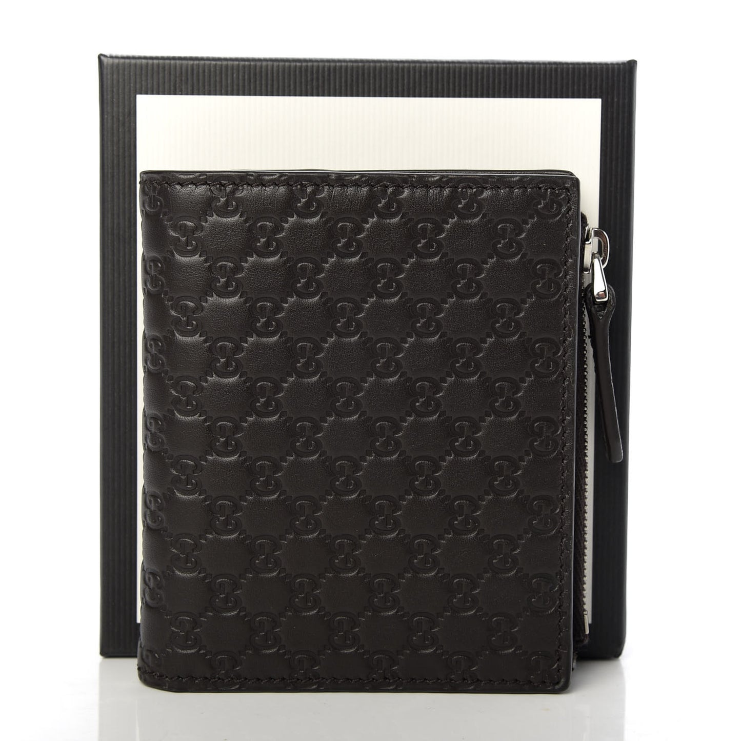 Microguccissima Snap Bi-Fold Wallet Testa di Moro