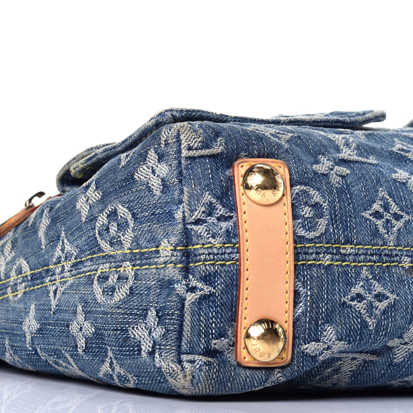 Monogram Denim Baggy PM Blue