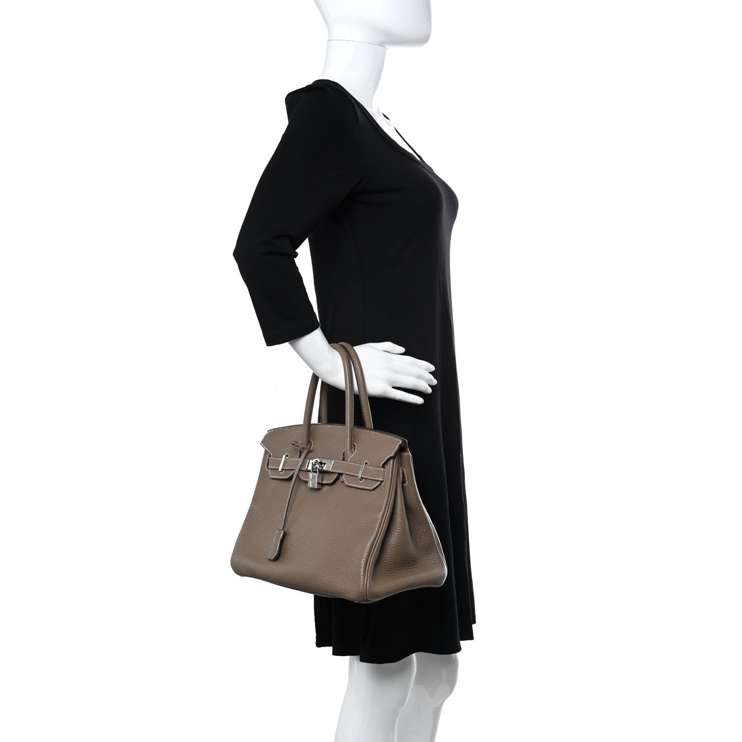 Hermes Togo Birkin 30 Etoupe 2 of 10