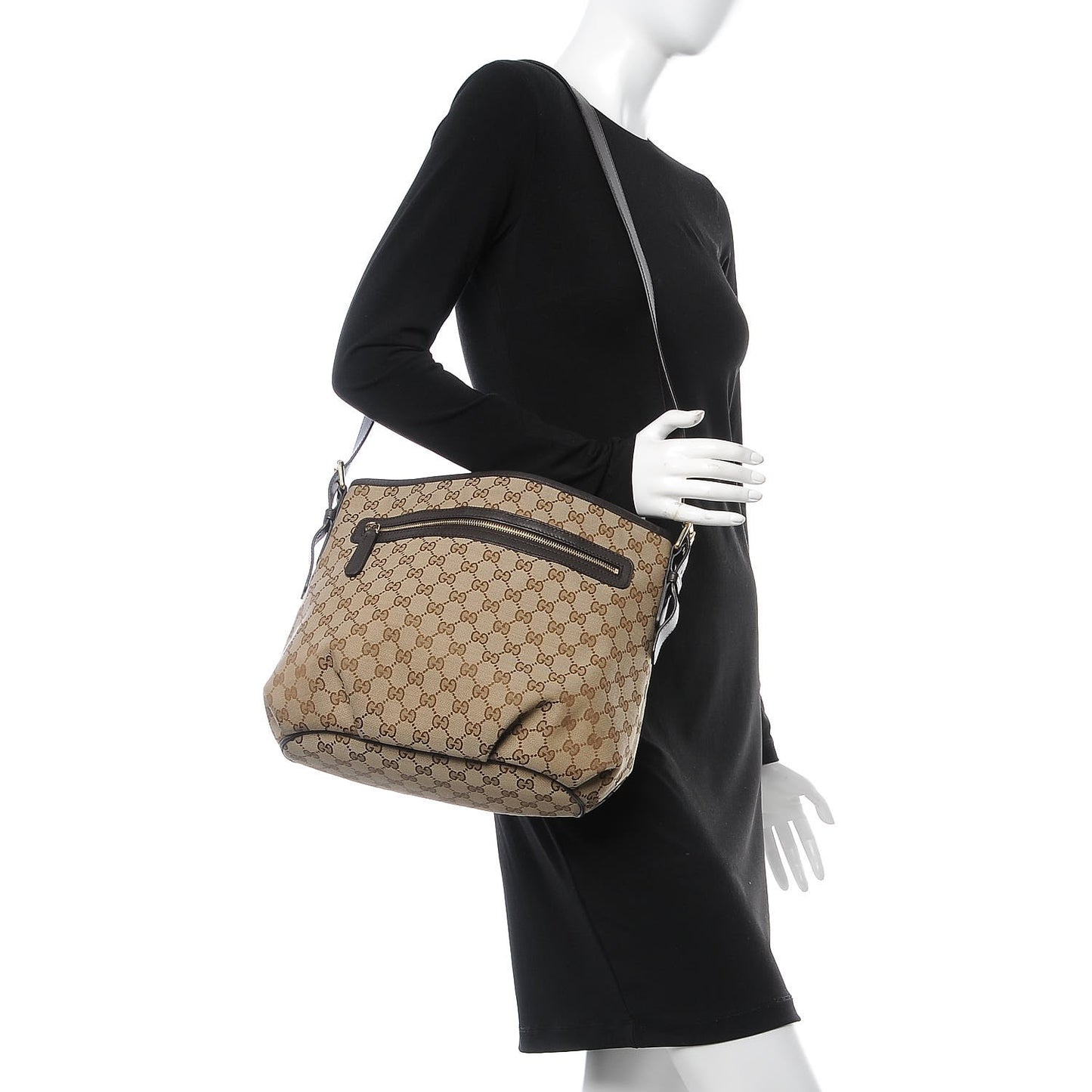 Monogram Messenger Bag Dark Brown