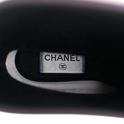 Chanel Caoutchouk CC High Boots 37 Dark Purple 6 of 7