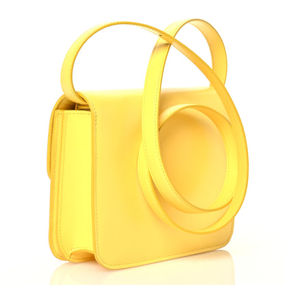Celine Box Calfskin Teen Classic Box Flap Bag Yellow 3 of 15