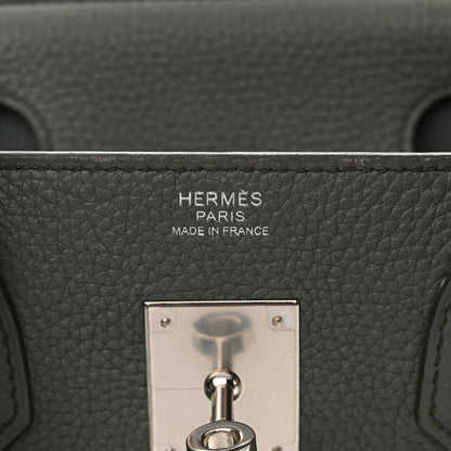Hermes Togo Birkin 30 Vert Amande 6 of 19