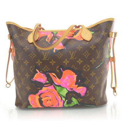 Louis Vuitton Monogram Roses Neverfull MM 3 of 7