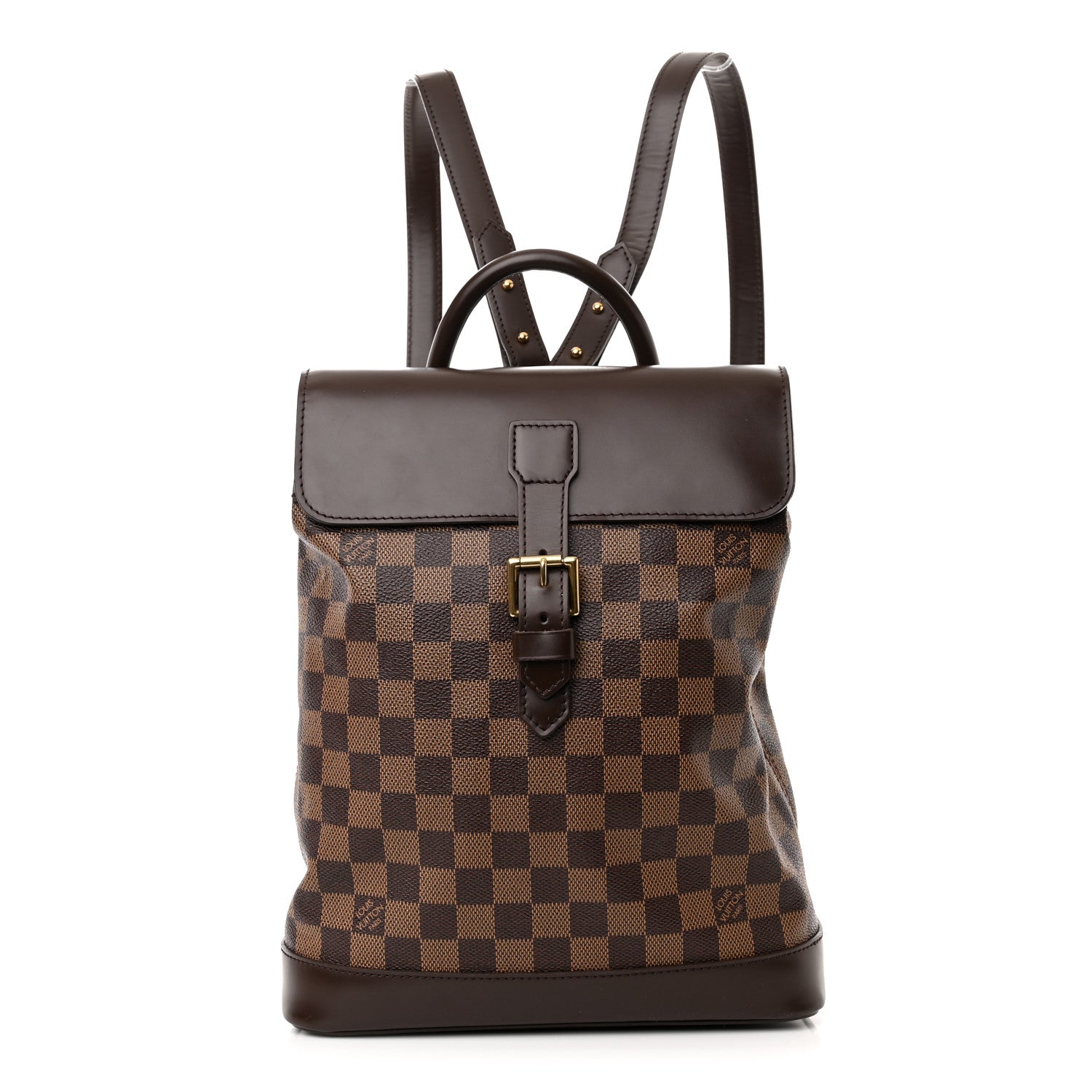Louis Vuitton Damier Ebene Soho Backpack 1 of 9