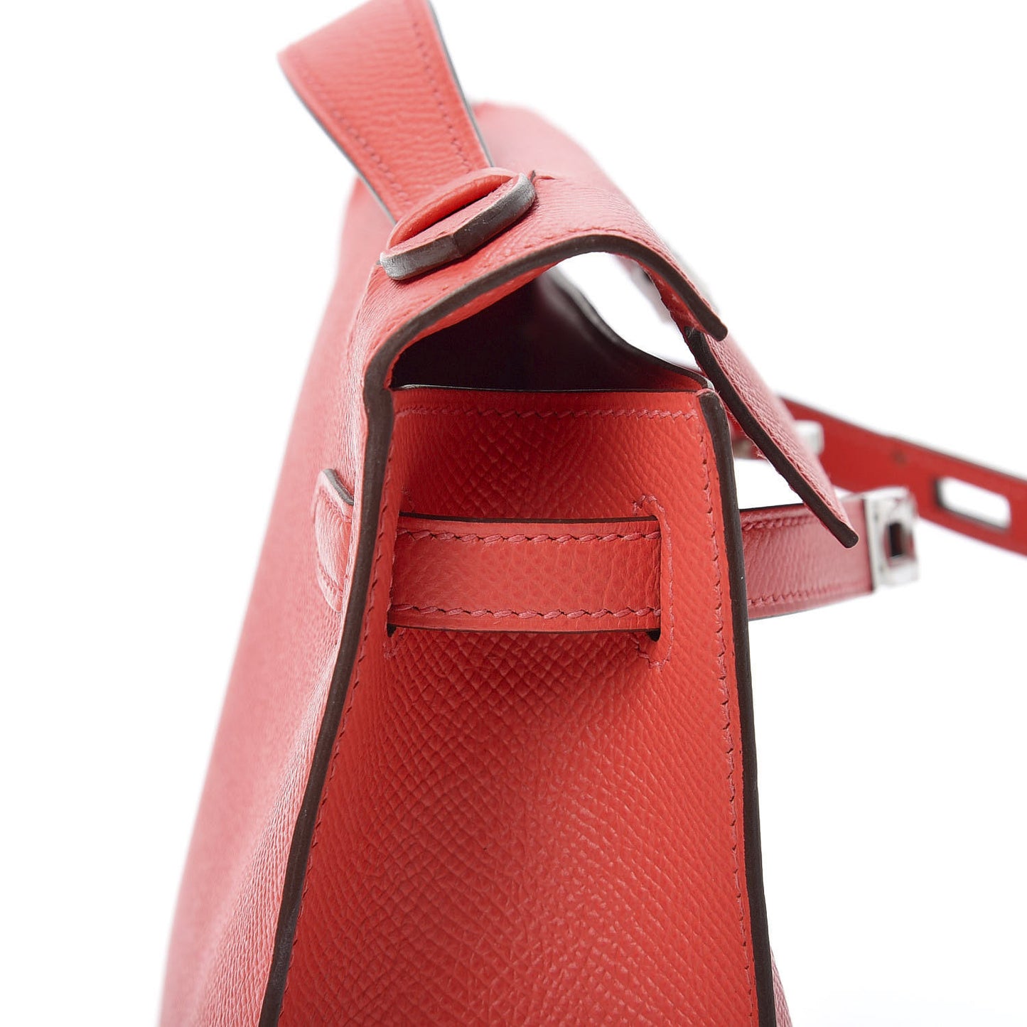 Epsom Kelly Pochette Clutch Rose Jaipur