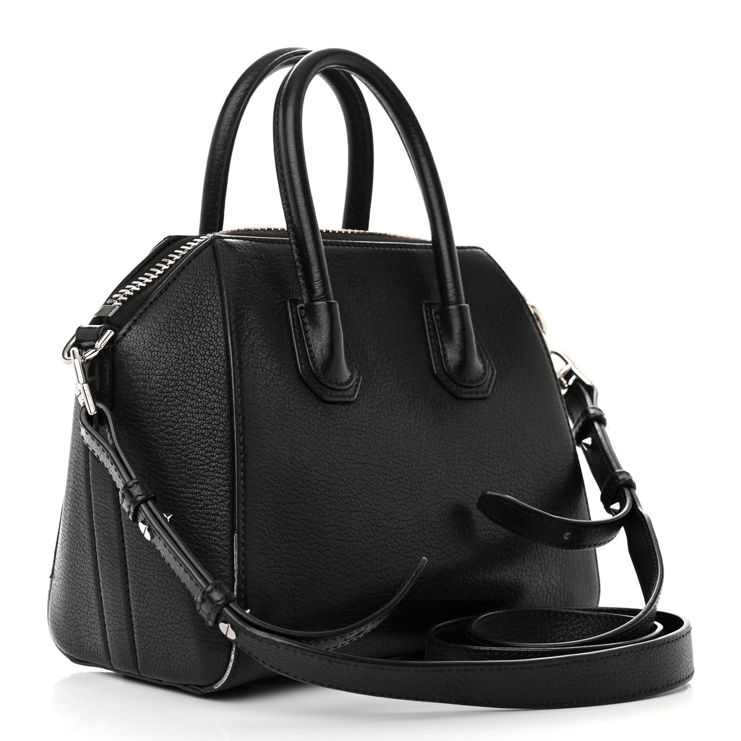 Sugar Goatskin Mini Antigona Black
