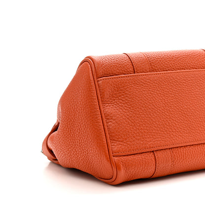 Mulberry Classic Grain Small Bayswater Satchel Mandarin 8 of 11