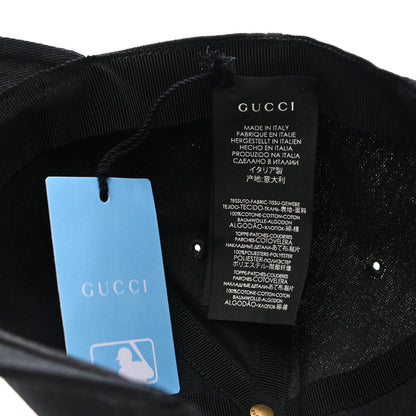 Gucci X MLB Cotton NY Yankees Baseball Hat 57-61 Black 9 of 11