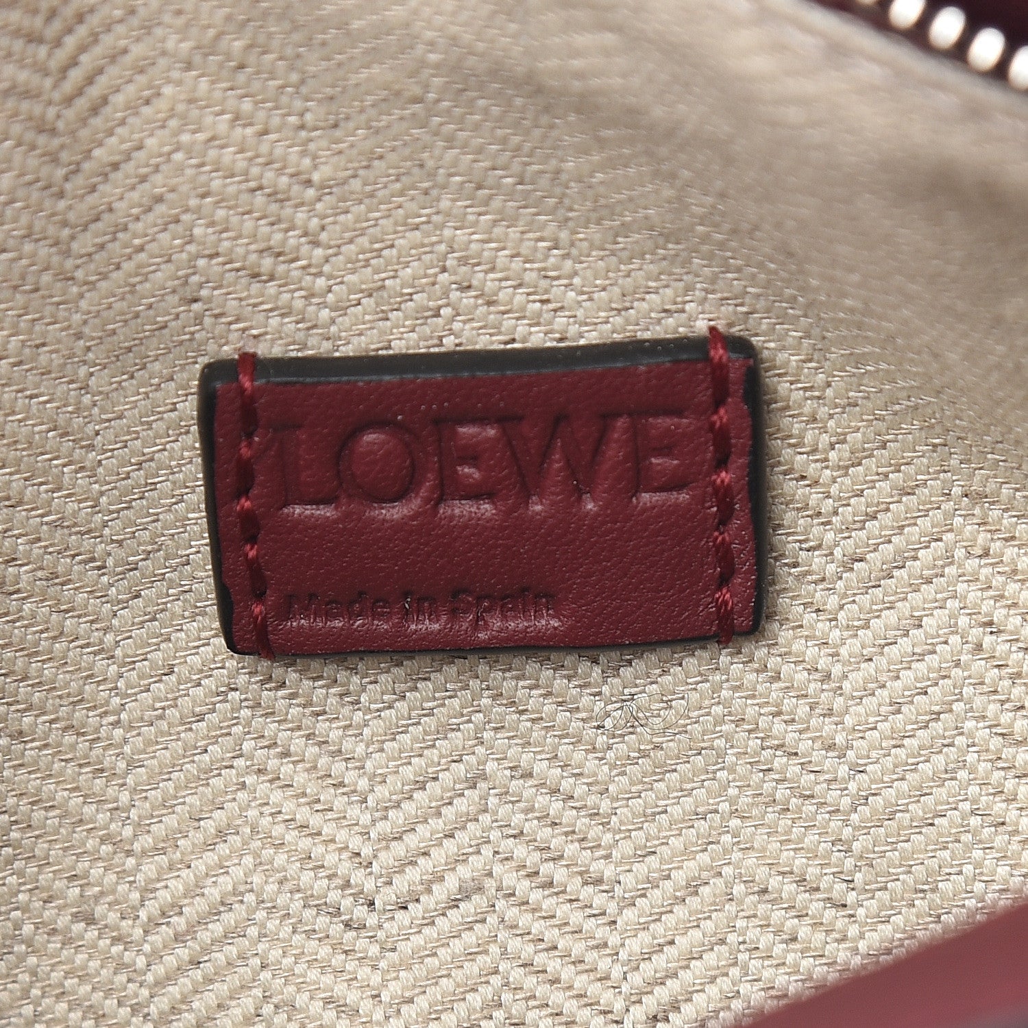 Loewe Calfskin Mini Puzzle Bag Wine Garnet 5 of 8