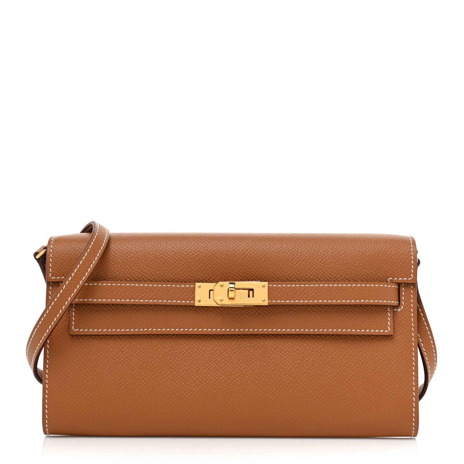 Hermes Epsom Kelly Wallet To Go Gold 1 of 10