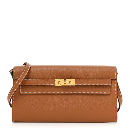 Hermes Epsom Kelly Wallet To Go Gold 1 of 10