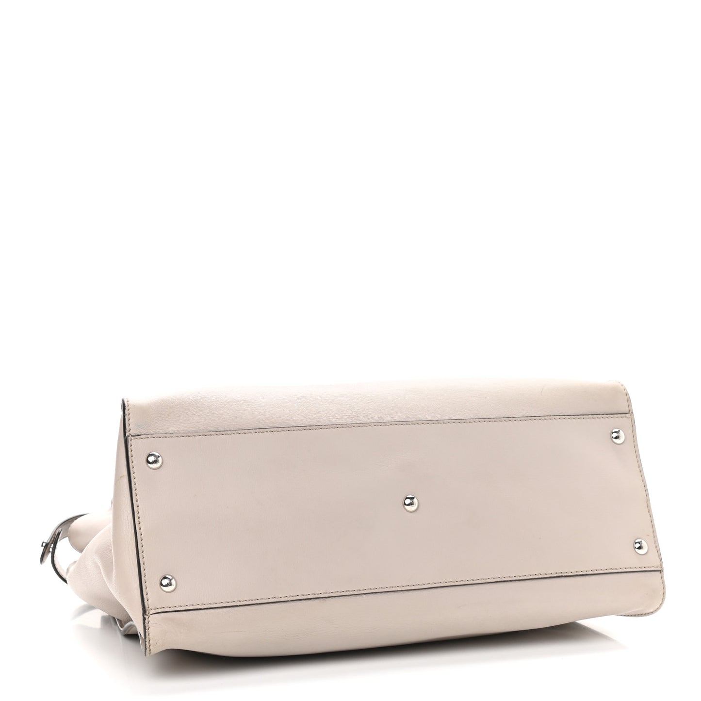 Vitello Seta Plexiglass Granite Large Peekaboo Iconic Satchel Polvere