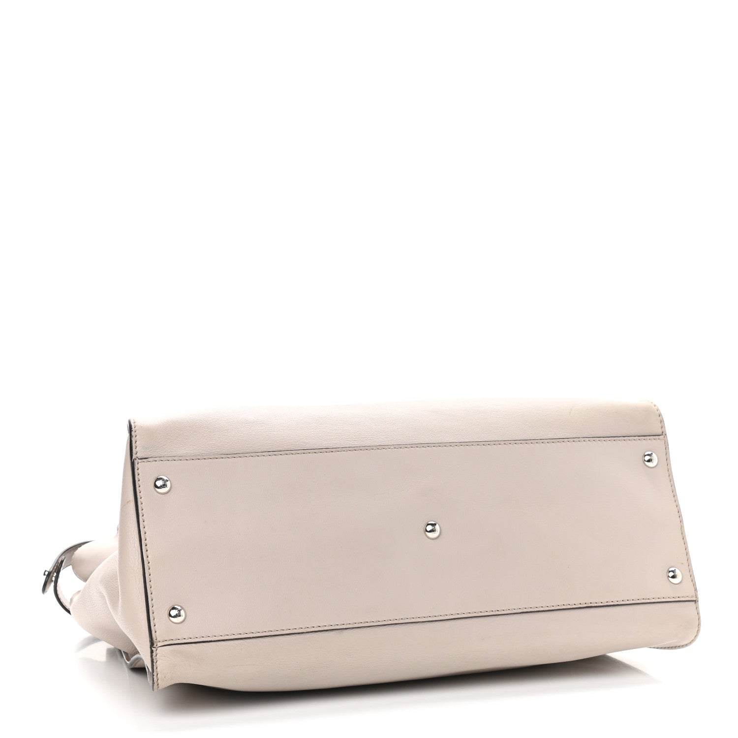Fendi Vitello Seta Plexiglass Granite Large Peekaboo Iconic Satchel Polvere 4 of 11
