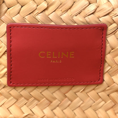 Celine Raffia Calfskin Triomphe Teen Panier Lipstick 6 of 9