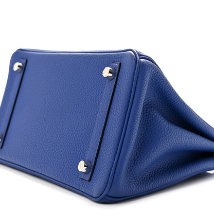 Hermes Togo Birkin 25 Bleu Electrique 9 of 11