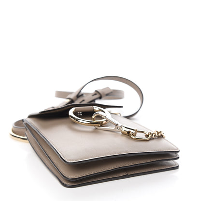 Chloe Suede Calfskin Mini Faye Bracelet Bag Motty Grey 3 of 10
