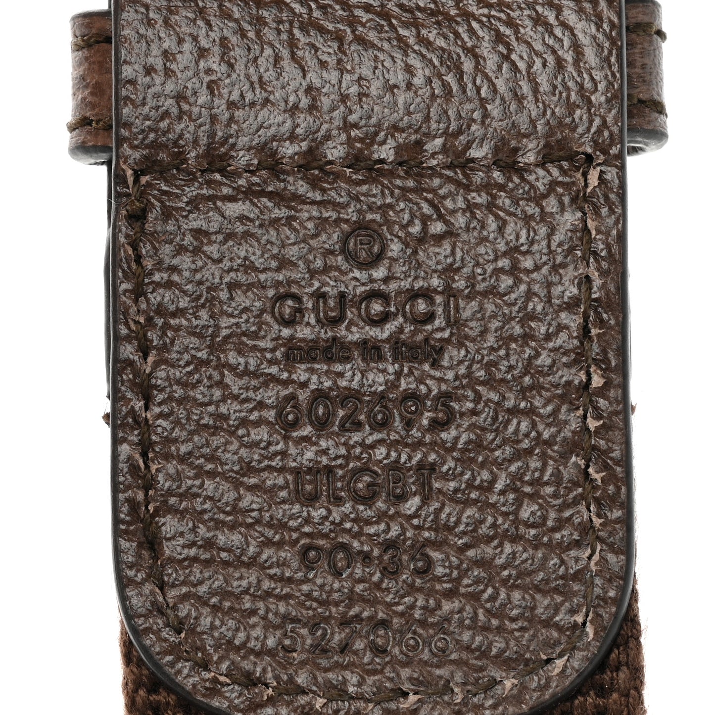 Textured Dollar Calfskin Gucci 100 Aria Belt Bag 90 36 New Acero Multicolor