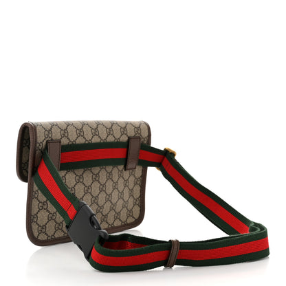 Gucci GG Supreme Monogram Neo Vintage Web Belt Bag Brown 3 of 10