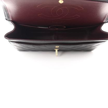 Chanel Caviar Quilted Jumbo Double Flap Black 5 of 11