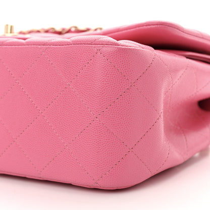 Chanel Caviar Quilted Jumbo Double Flap Pink 10 of 12
