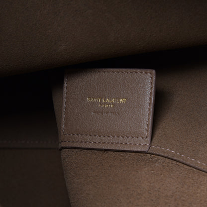 Saint Laurent Calfskin Large Shopping Tote Light Taupe 6 of 12