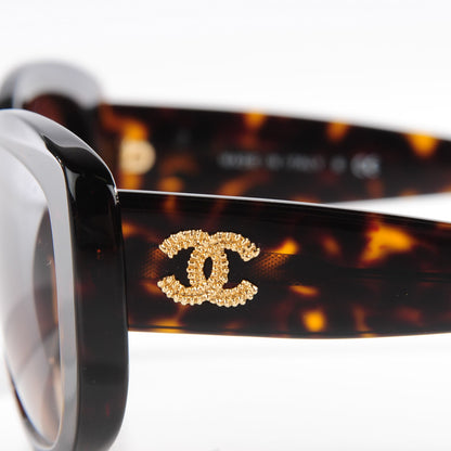 Chanel Tortoise Shell CC Sunglasses 5239 8 of 10