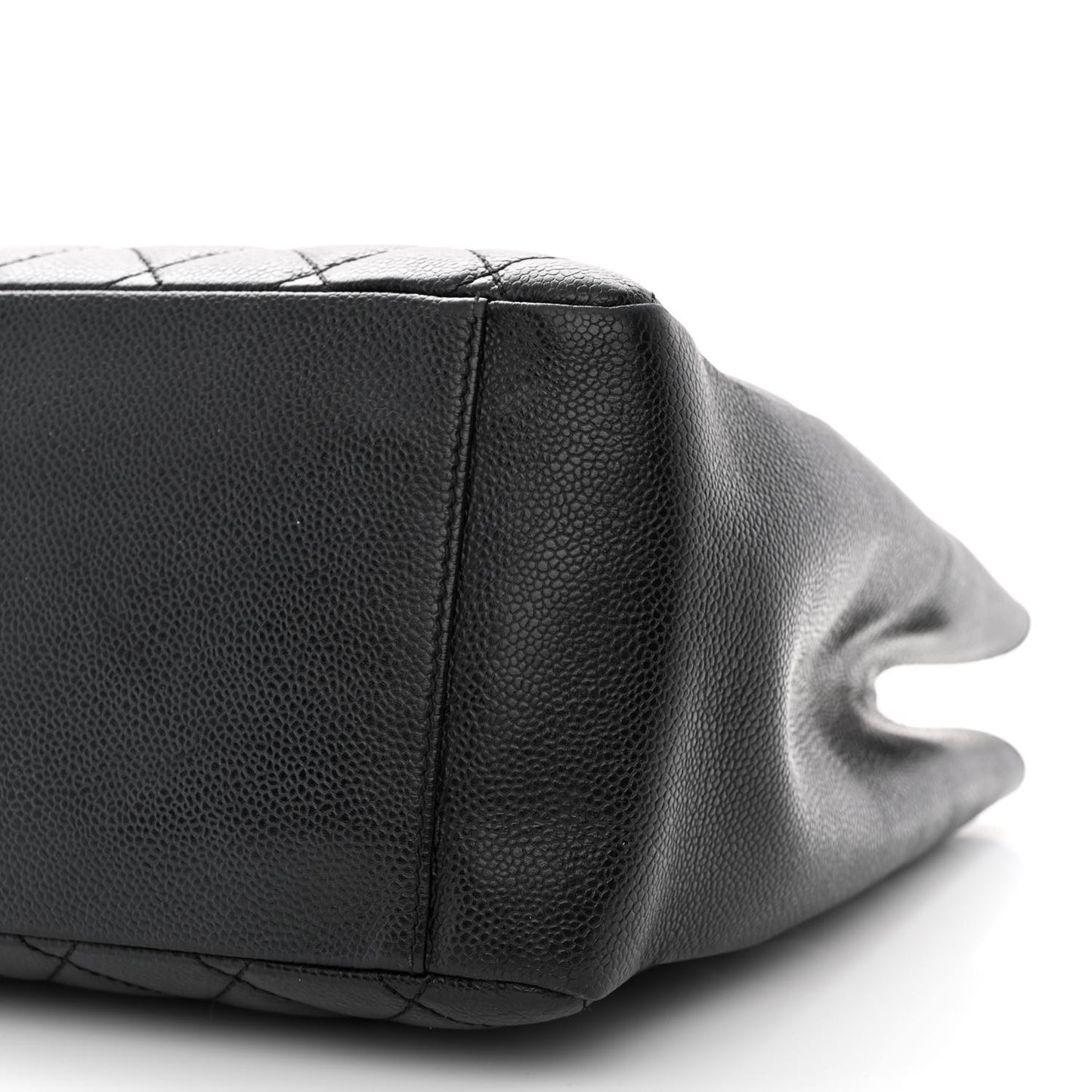 Caviar Quilted Grand Shopping Tote GST Black