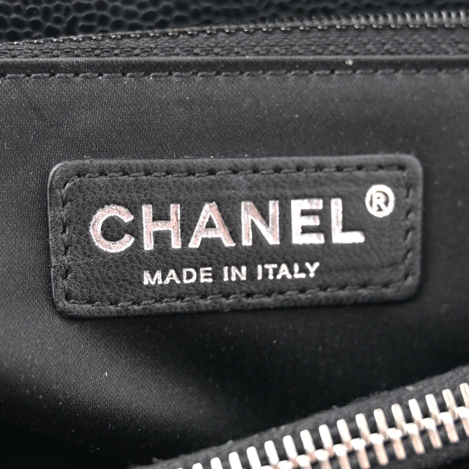 Chanel Caviar Quilted Grand Shopping Tote GST Black 6 of 11