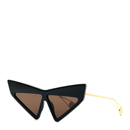 Gucci Acetate Crystal Geometric Sunglasses GG0430S Black 1 of 6
