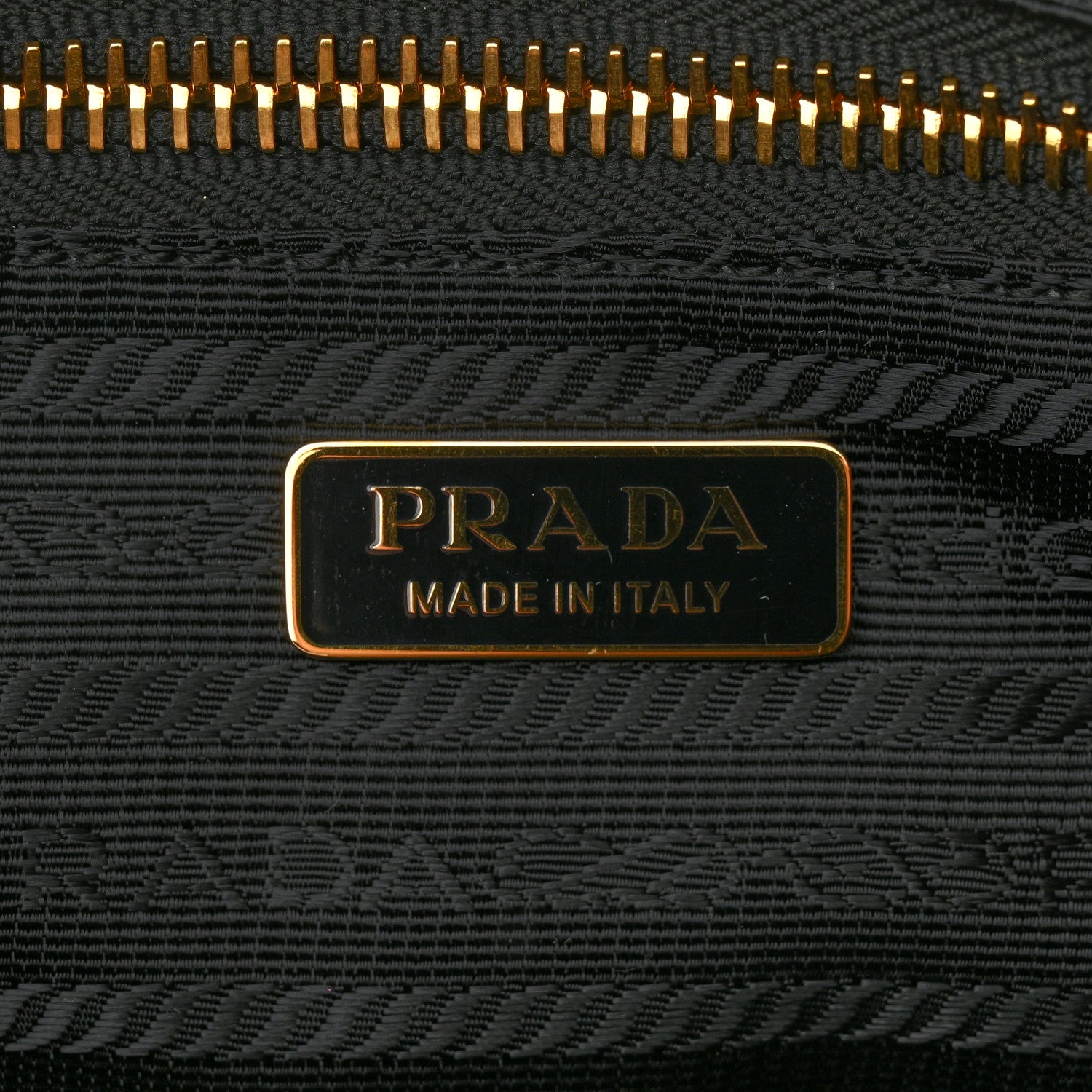 Prada Shiny Nappa Medium Shoulder Bag Black 6 of 10
