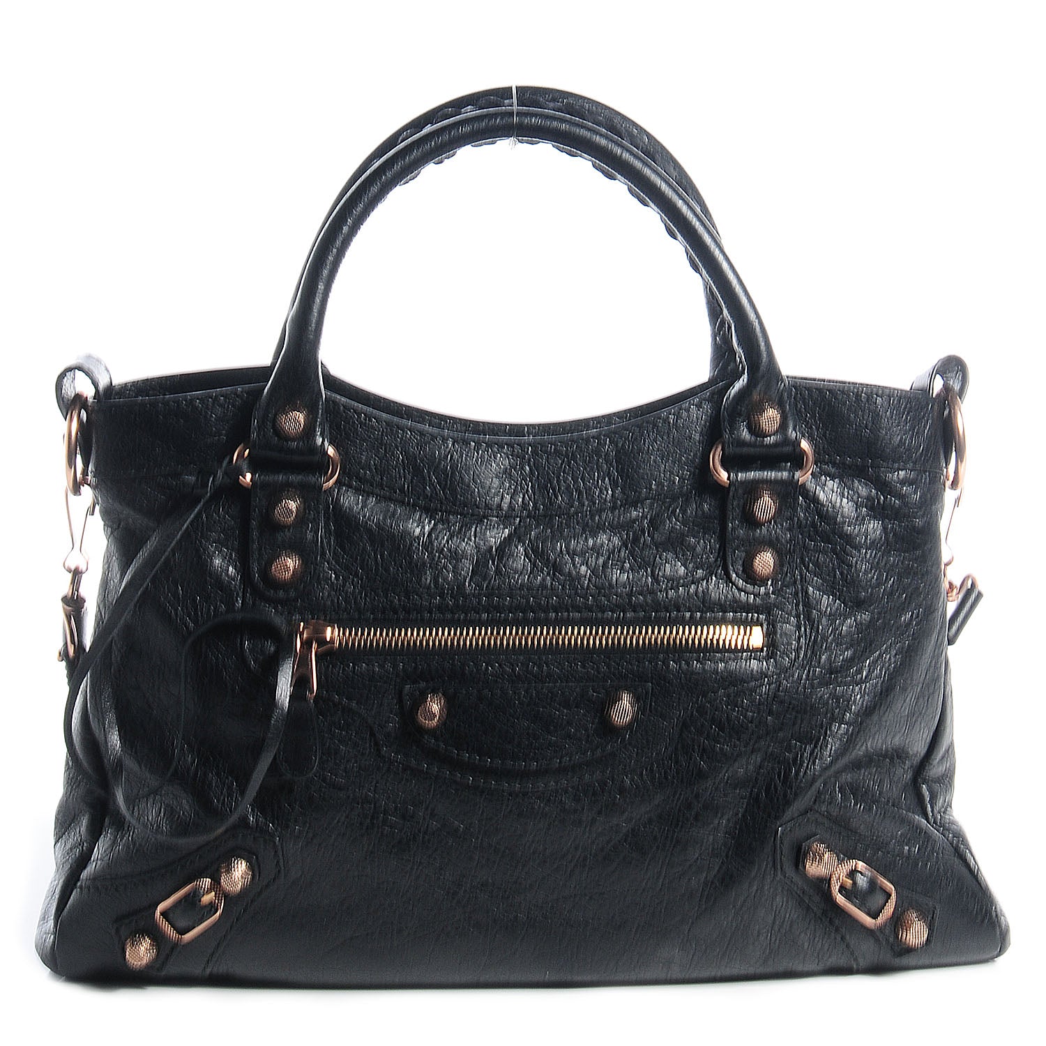 Balenciaga Agneau Giant 12 Rose Gold Hardware Town Black 1 of 12