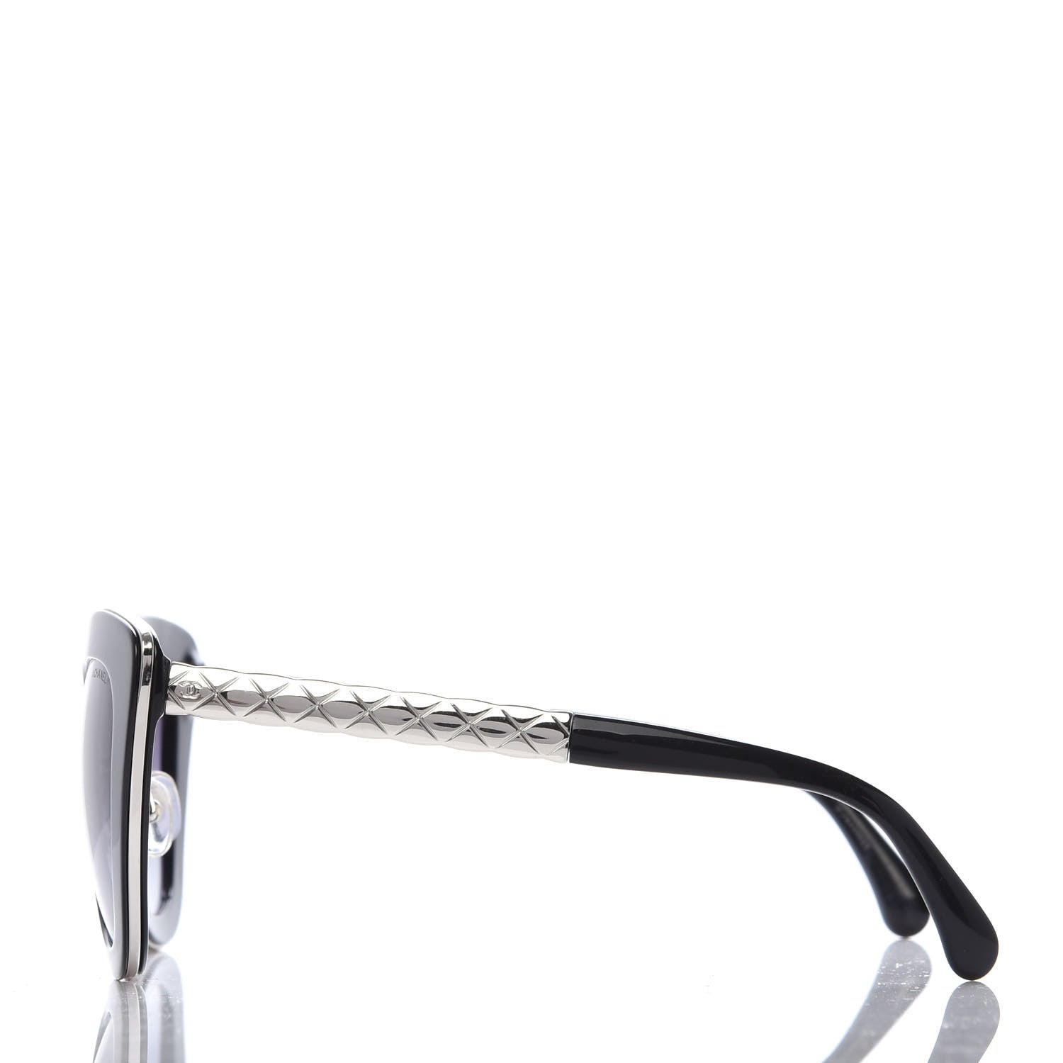 Chanel Cat Eye Quilted Sunglasses 5388 Black 3 of 8