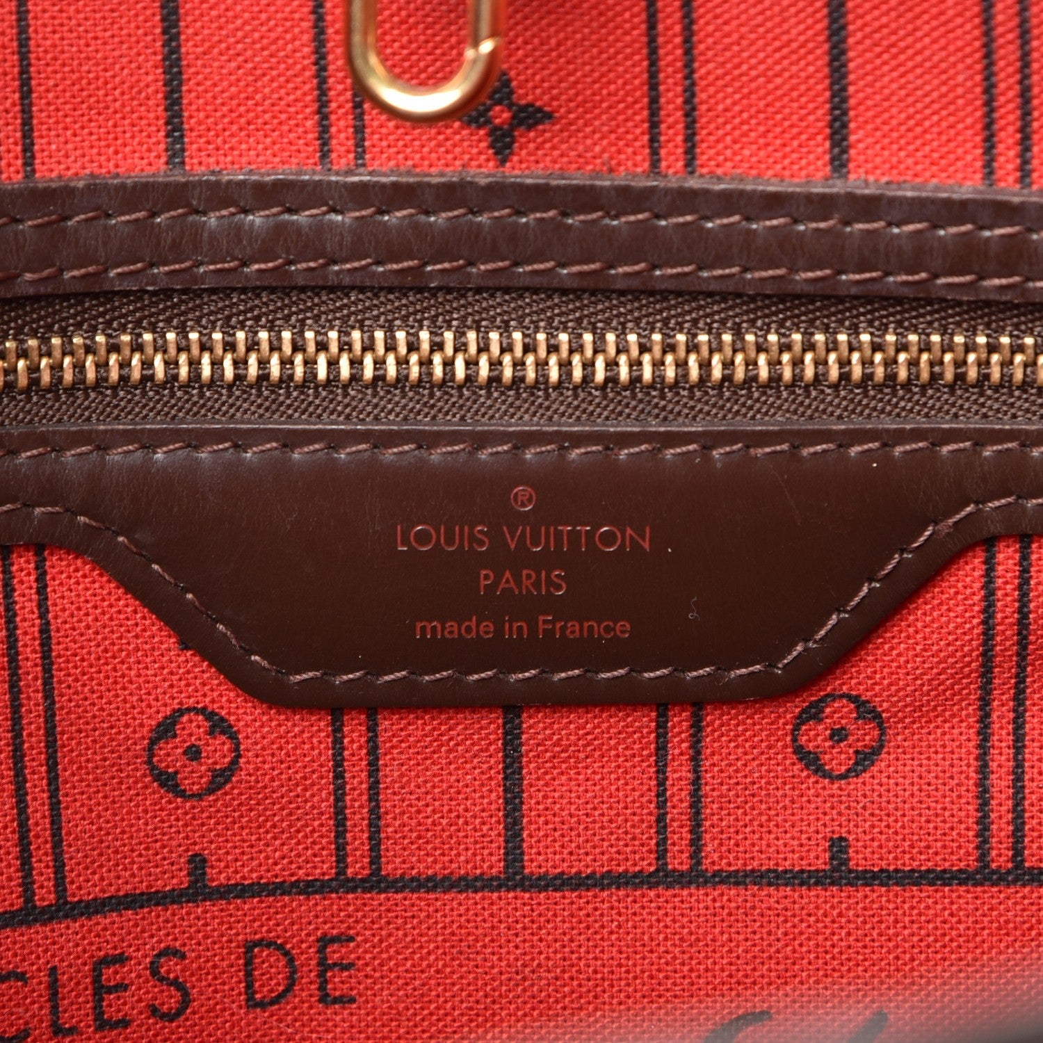 Louis Vuitton Damier Ebene Neverfull MM 6 of 8
